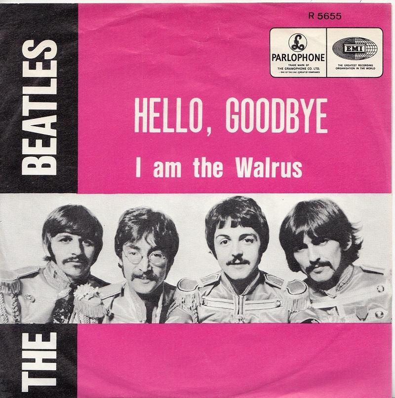 Hello, Goodbye  ( UK 1967 Pressing / Picture Sleeve )