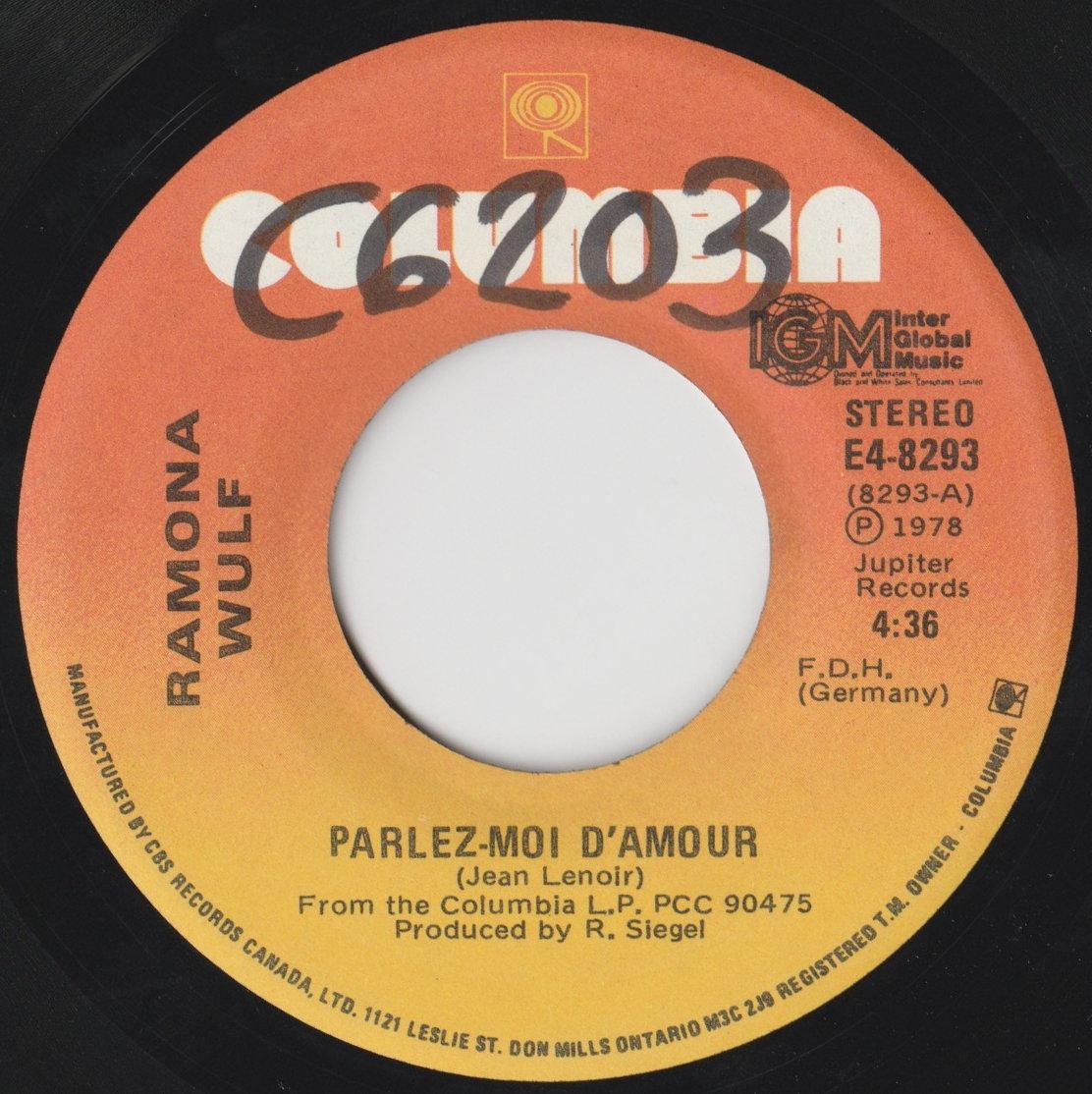 Parlez-Moi D'amour / I'll Never Marry In The Summertime