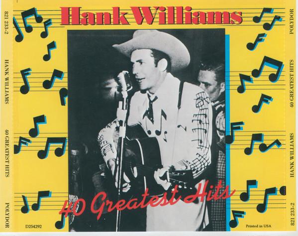 Hank Williams 40 Greatest Hits [ 2 CD / Big Boy case ]