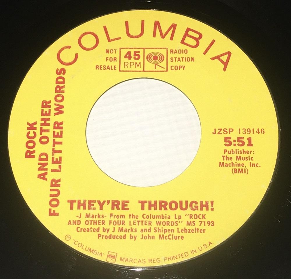 They're Through! / 	Do You Understand What I'm Trying To Say! (Columbia sleeve)