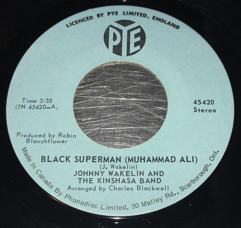 Black Superman [ Muhammad Ali ] (Long rim text / VG+)