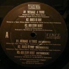 Menage A Trois / Dues Is Due / Dix Stay Bent EP  ( VG+ )