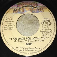I Was Made For Lovin' You / Hard Times [ VG / Polygram sleeve ]