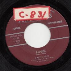 Roger / Avec Toi ( Bobby's Girl )  [ VG ]