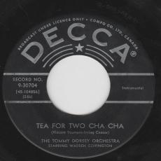Tea For Two Cha Cha / My Baby Just Cares For Me [ Good+ ]