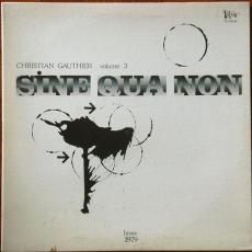 Sine Qua Non Volume 3 - Hiver 1979