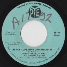 Black Superman ( Muhammad Ali ) [ Long rim text / VG ]