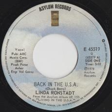 Back In The U.S.A. ( Chuck Berry ) / White Rhythm And Blues