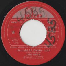 Ballade De Johnny - Jane / Raccrochez C'est Une Horreur