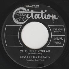 J'ai Oublie De Prier / Ce Qu'elle Voulait [ Everyday I Have To Cry ]  ( Strong VG+ | Citation records sleeve )