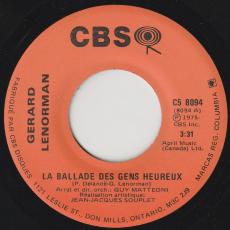 La Ballade Des Gens Heureux / Le Funambule [ Orange Labels / Strong VG ]