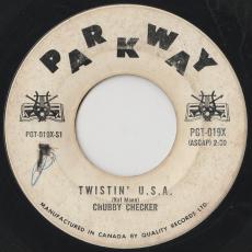 Twistin' U.S.A. / Pony Time [ White Parkway labels ]