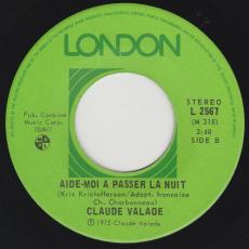 Help Me Make It Through The Night / Aide-Moi A Passer La Nuit ( Kristofferson cover ) [ Strong VG | London sleeve ]