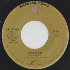 Desiderata ( En Francais) / ( In English )  [  Good+ / WEA sleeve ]