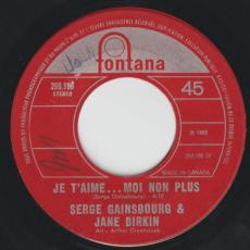 Je T'aime... Moi Non Plus / Jane B. [ Red Labels / VG ] ( Fontana Sleeve )