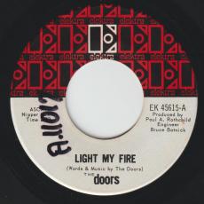 Light My Fire / The Crystal Ship  [ Strong VG ] ( Canadian Red & White Elektra Labels )