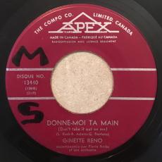 Donn-Moi Ta main (Don't Take It Out On Me) / Une Nuit Encore  ( VG )