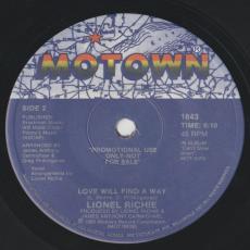 Dancing On The Ceiling / Love Will Find A Way  ( PROMO ) [ Strong VG / Motown company sleeeve ]