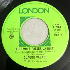 Help Me Make It Through The Night / Aide-Moi A Passer La Nuit ( Kristofferson cover ) ( VG+ | London sleeve ]