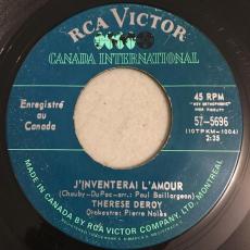 J'inventerai L'amour / Il Faut Oublier  ( VG labels )