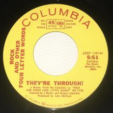 They're Through! / 	Do You Understand What I'm Trying To Say! (Columbia sleeve)