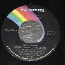 ( We're Gonna ) Rock Around The Clock / Thirty Women ( And Only One Man )   [ Black & Rainbow labels ]