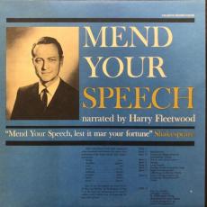 Mend Your Speech ( VG/hairlines )